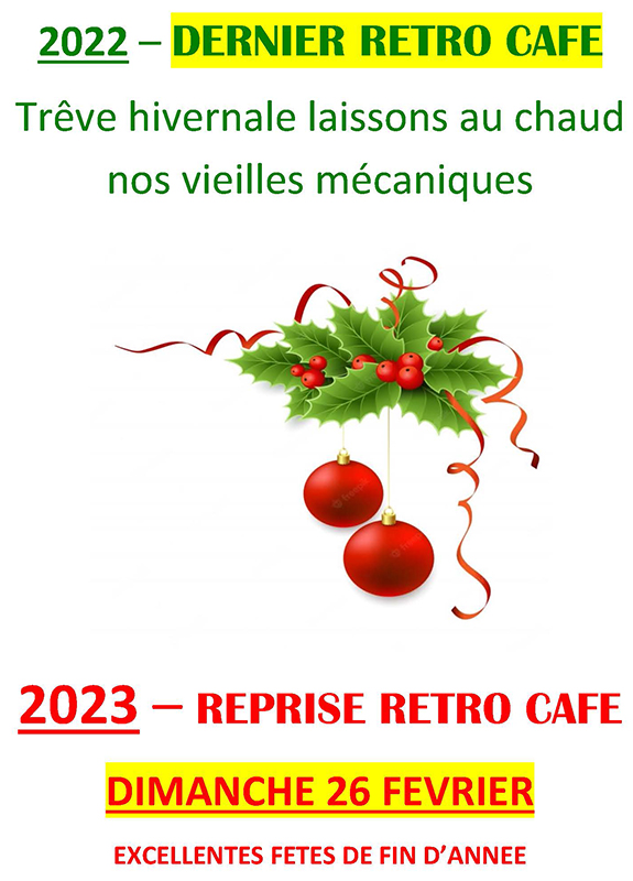 Dernier Rétro-Café de l'année 2022 !